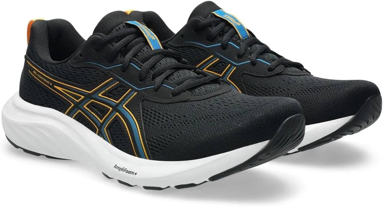 Кроссовки ASICS Gel-Contend 9, Black Yamabuki — фото 4