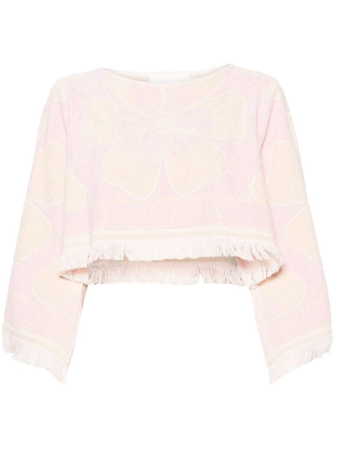 

ZIMMERMANN укороченный топ Pop toweling, розовый