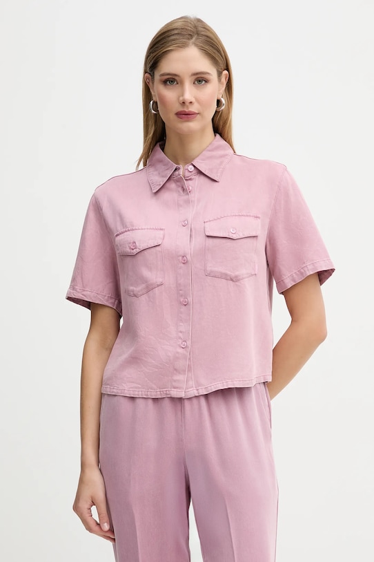 

Рубашка amara Silvian Heach, розовый