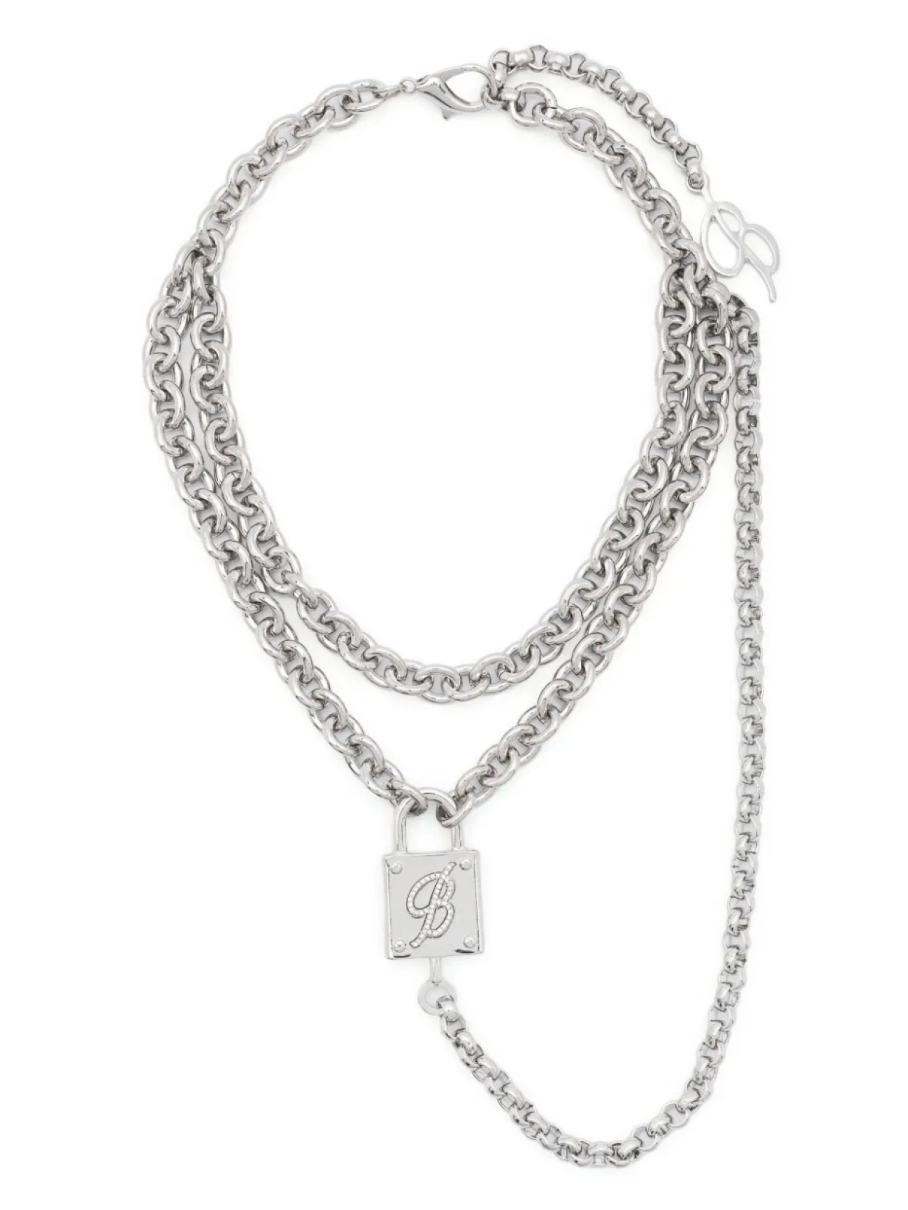 

Blumarine колье с подвеской, серебряный