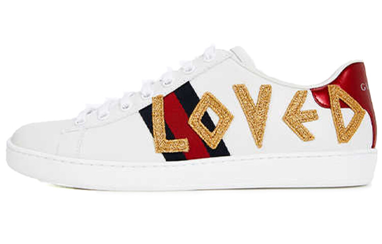 Кроссовки GUCCI Ace Embroidered Love Women's
