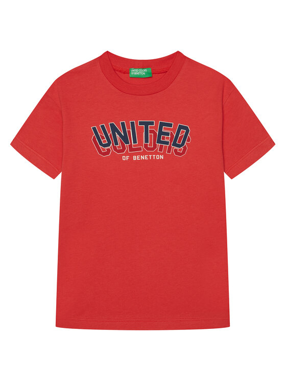 

Футболка обычного кроя 3I1XC10N3 United Colors Of Benetton, красный