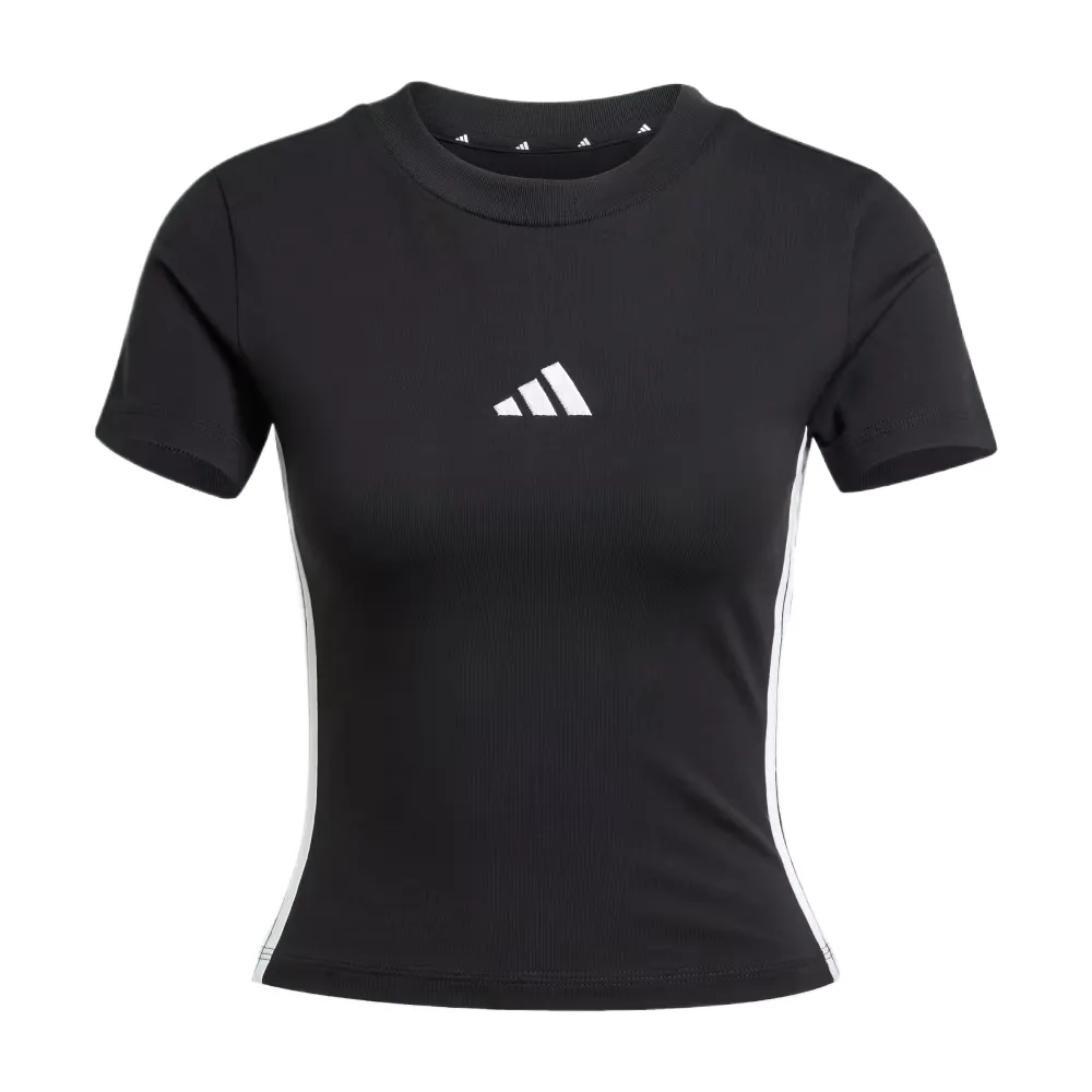 Футболка для малышей 3 Stripes Slim Adidas, черный