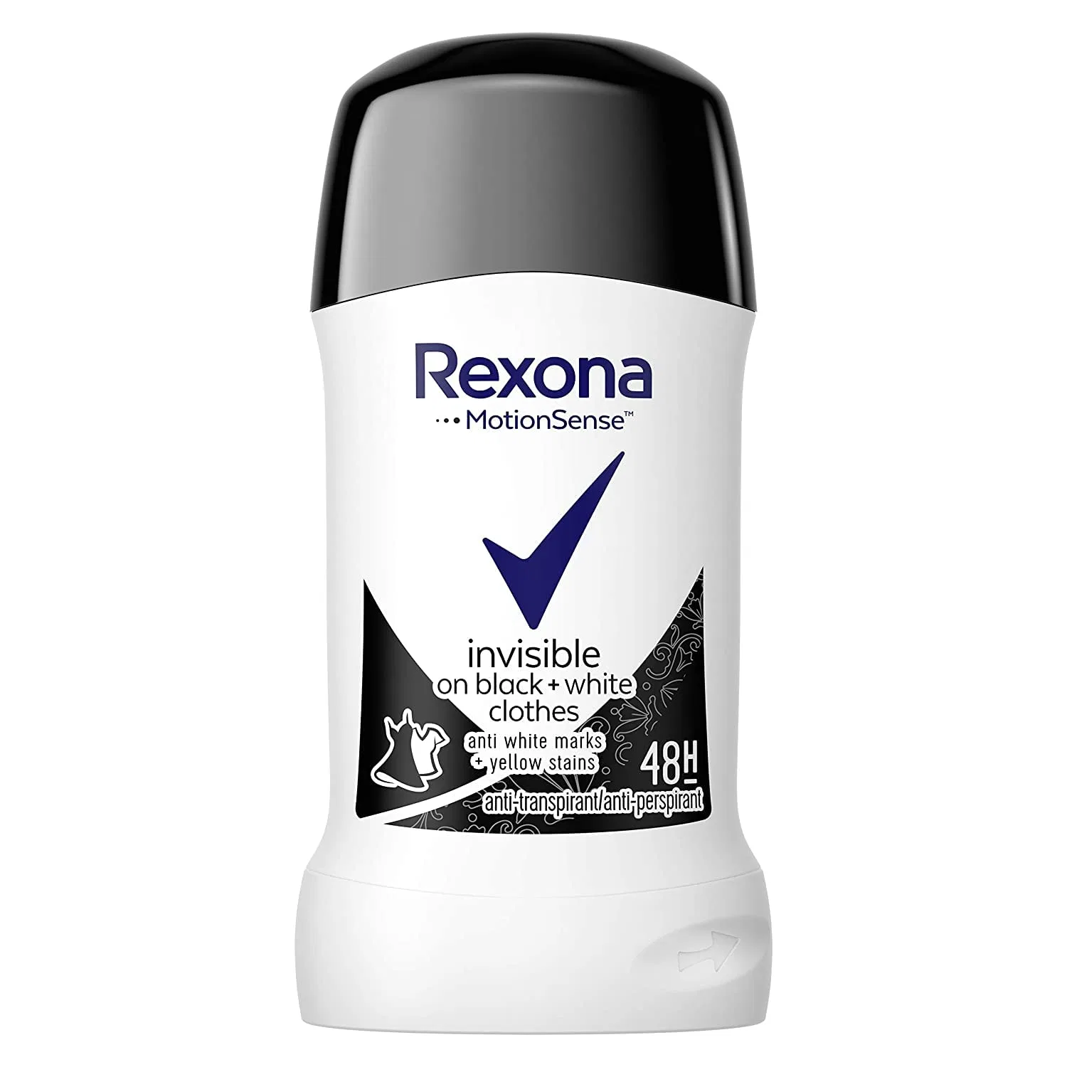 Дезодорант-стик Rexona Invisible Black & White Diamond 40 мл Rexona