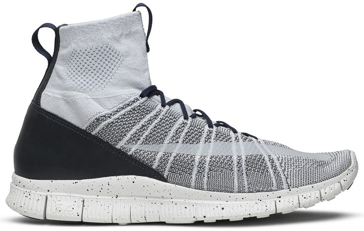 

Кроссовки Nike Free Flyknit Mercurial Superfly 'Pure Platinum', серый