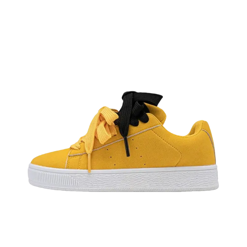 

JimiXiong Дышащие скейтерские кроссовки унисекс желтые, цвет Yellow