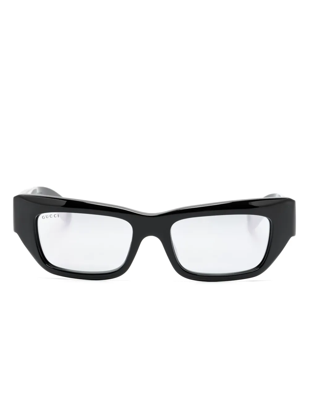 

Солнцезащитные очки в прямоугольной оправе Gucci Eyewear, черный