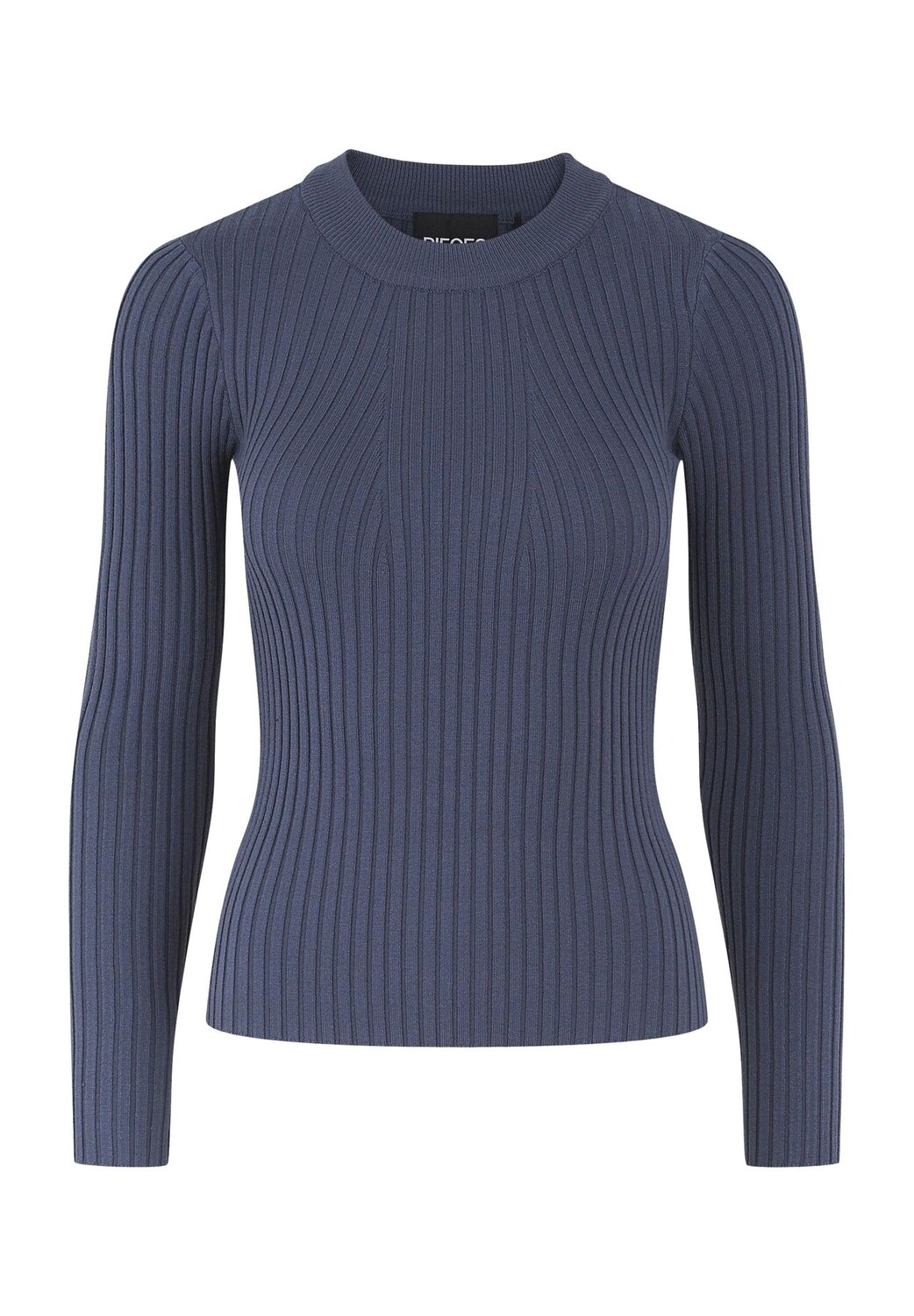 

Вязаный женский свитер с круглым вырезом PIECES, цвет Ombre Blue