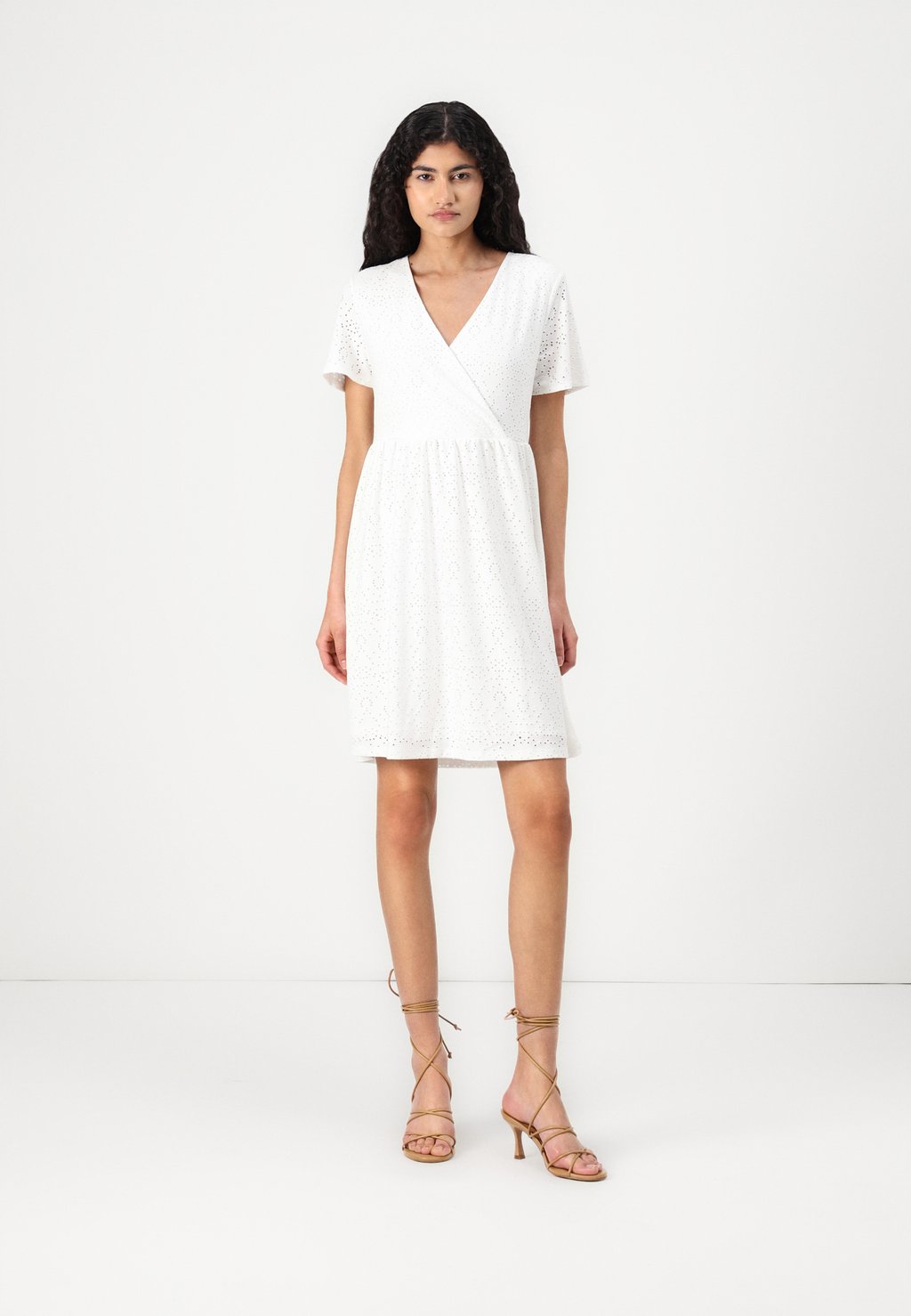 

Платье из джерси PCABBY DRESS Pieces, кремовый