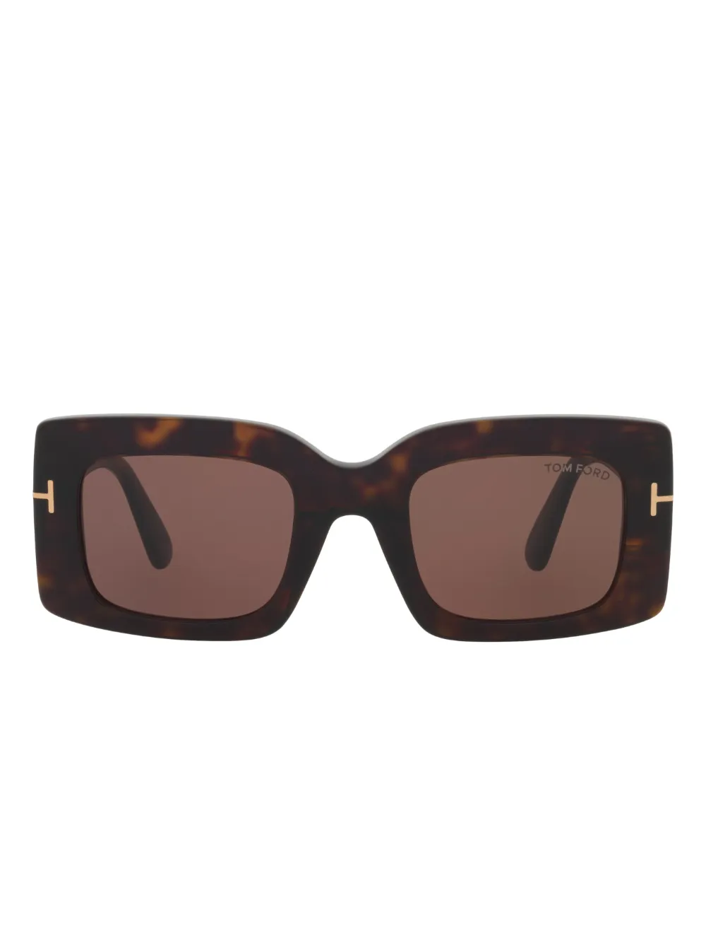 

Солнцезащитные очки в геометричной оправе TOM FORD Eyewear, зеленый
