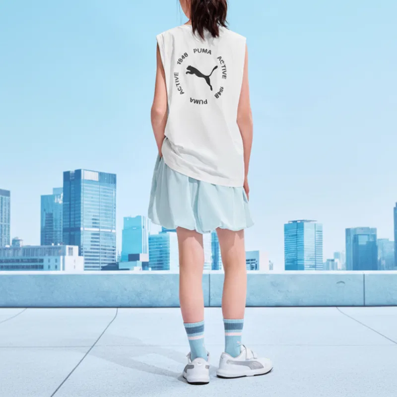 Детская футболка Quick Dry PUMA, Raw White 10101 — фото 4