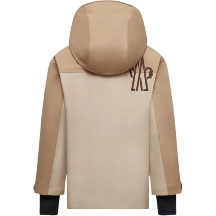 Утепленная куртка Moriond Hooded Ski Jacket Kids' Moncler Grenoble, Light Umber — фото 3