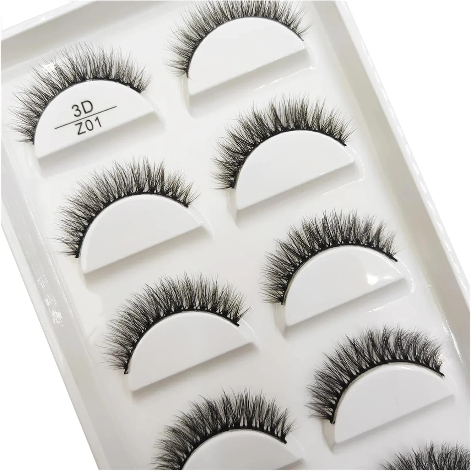 Накладные ресницы UAMOU 3D Mink 5 пар, 10 коробок, 50 пар