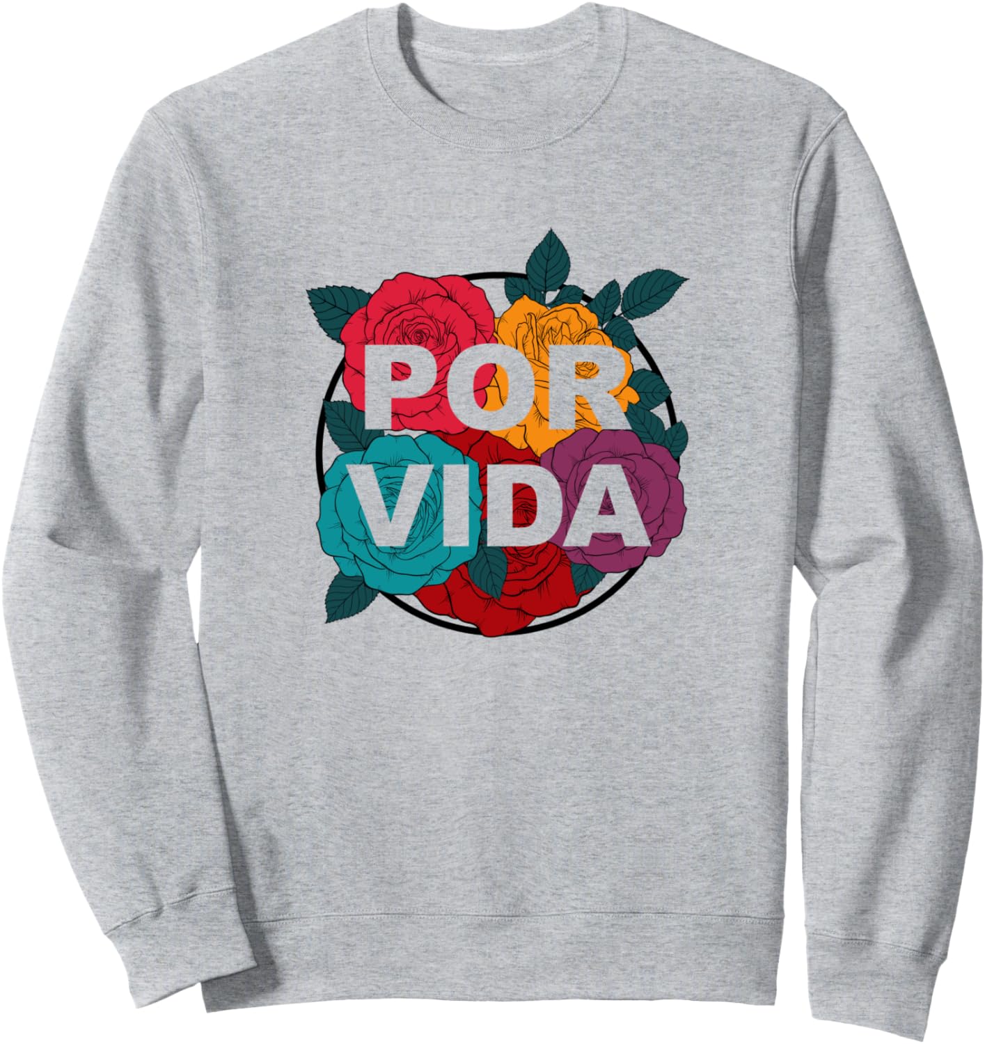 

Толстовка с цветочным узором Trendy Apparel, серый
