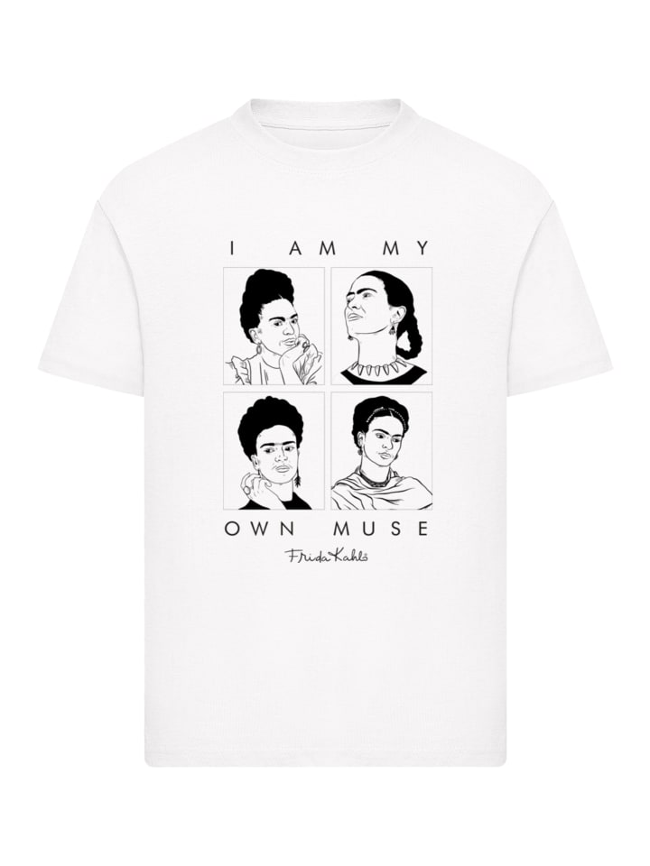 

Футболка Frida Kahlo Multi Muse белого цвета F4NT4STIC, Белый, Футболка Frida Kahlo Multi Muse белого цвета F4NT4STIC