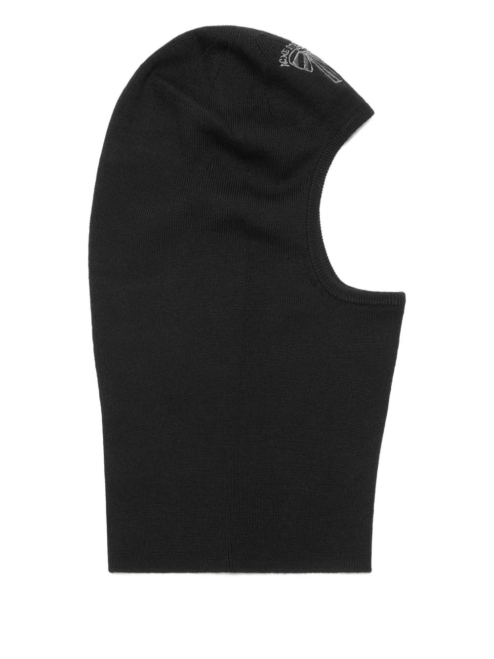 

Балаклава с вышивкой Acne Studios, черный