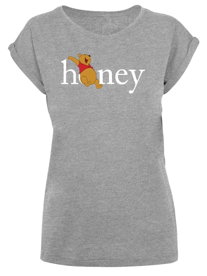 

Футболка F4NT4STIC T-Shirt Disney Winnie Puuh Der Bär Honig, пятнистый серый