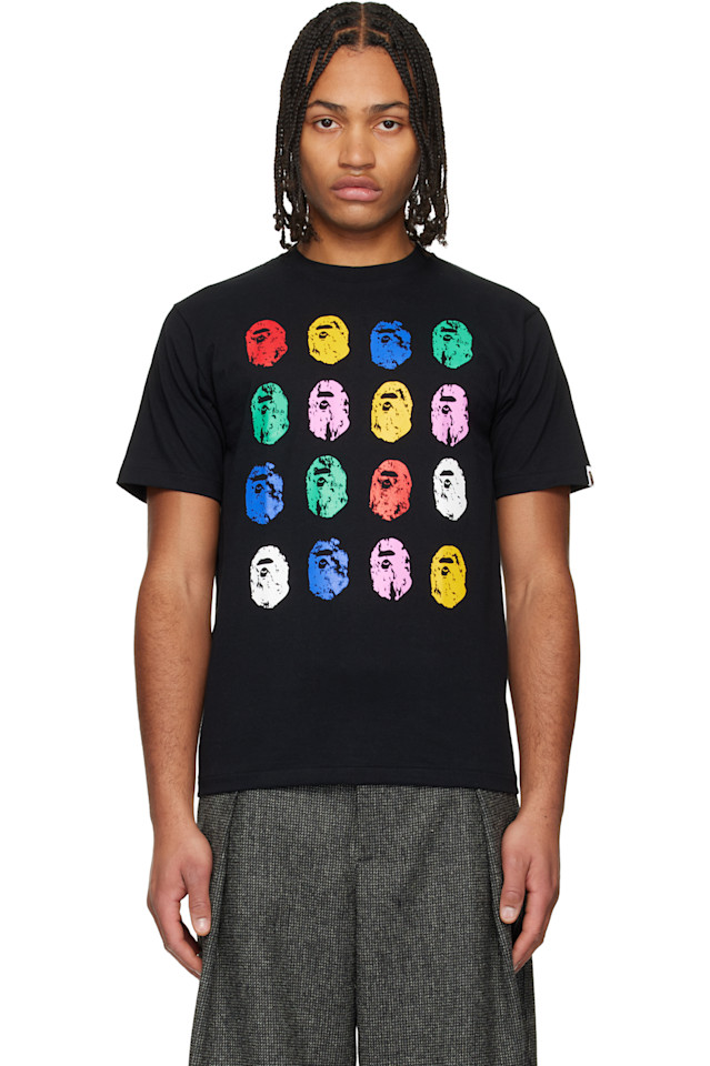 

Футболка в честь 32-й годовщины "Купающейся обезьяны" Bape, черный