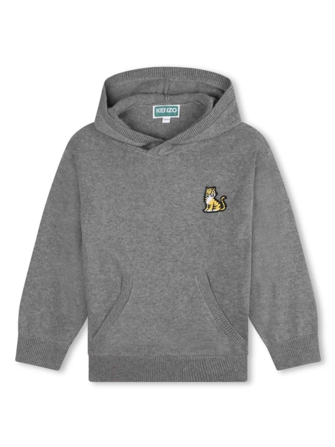 

Kenzo Kids худи с аппликацией, серый