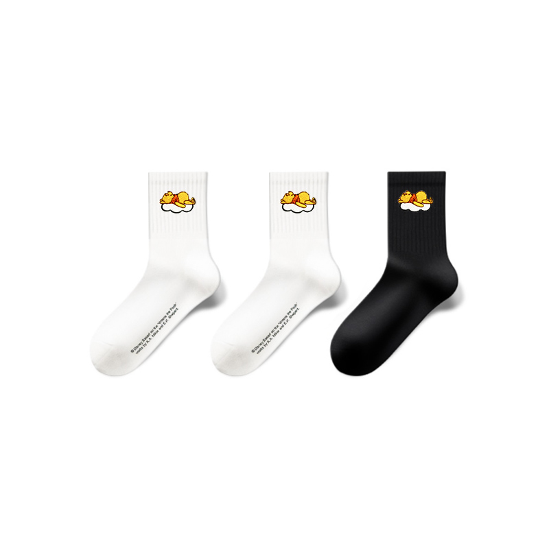 

Набор из 3 пар носков Winnie The Pooh Series Mid Calf Disney, черный