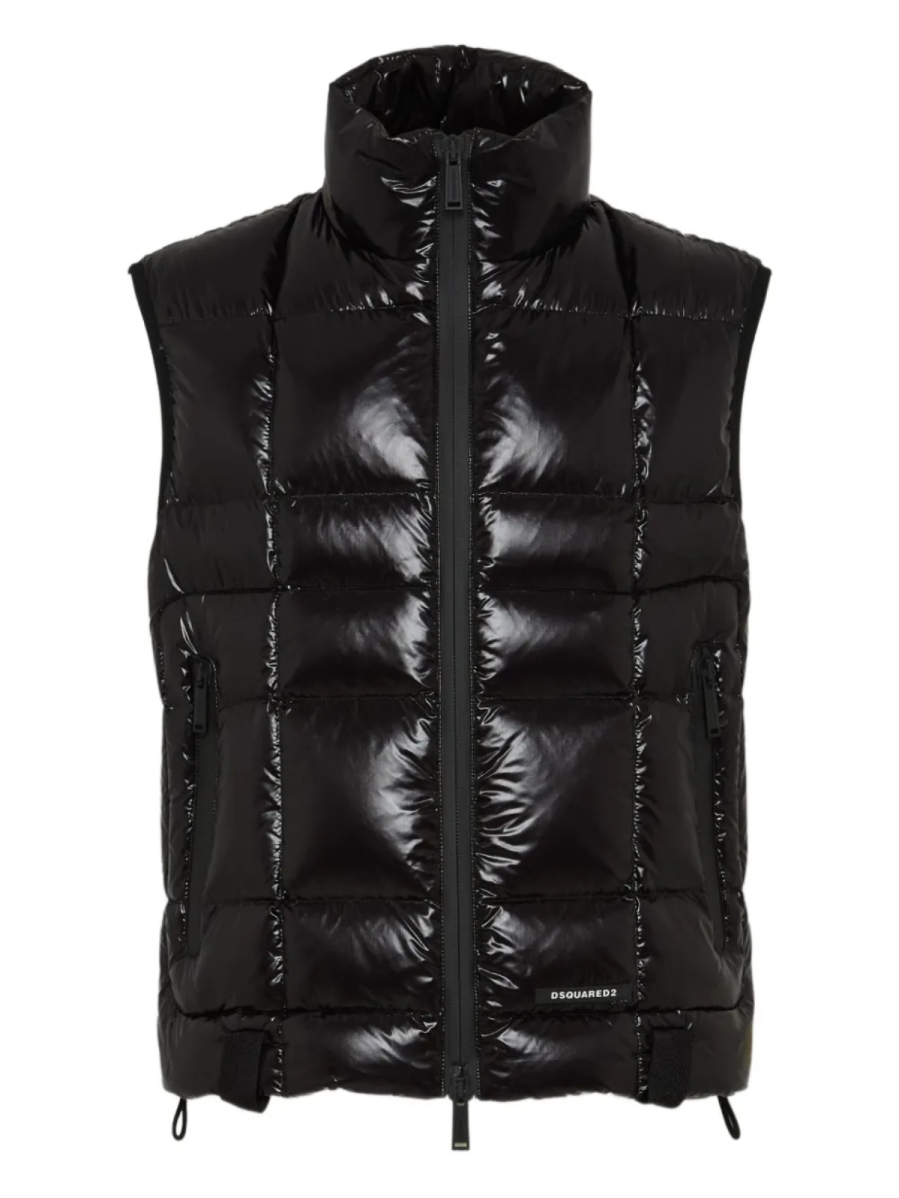 

DSQUARED2 жилет c 3D отделкой, черный