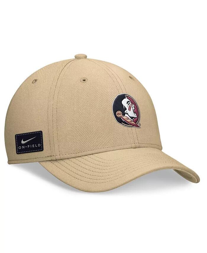 

Мужская золотая бейсболка Florida State Seminoles 2024 On-Field Swoosh Flex Nike