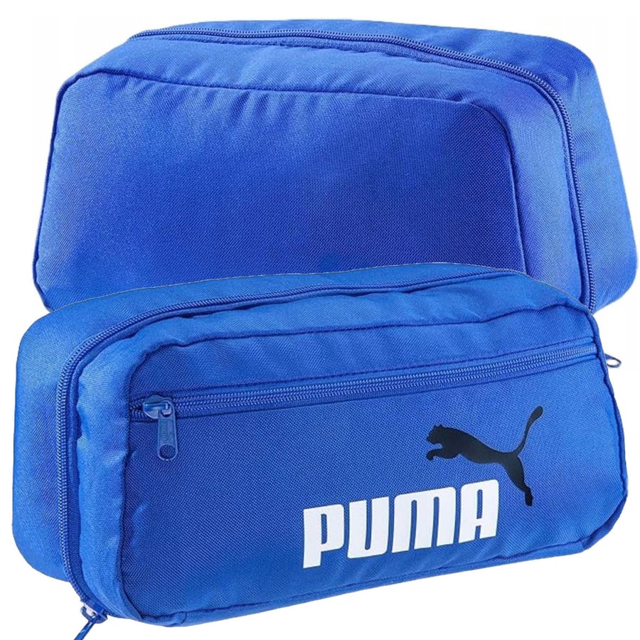 

Дорожная косметичка Puma, спортивный органайзер, синяя 090303 25
