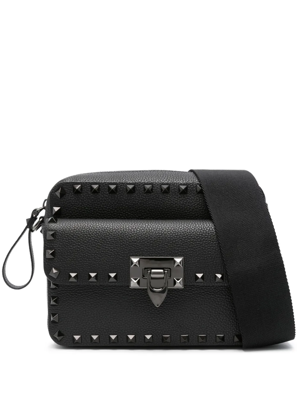 

Сумка-мессенджер с декором Rockstud VALENTINO GARAVANI, черный
