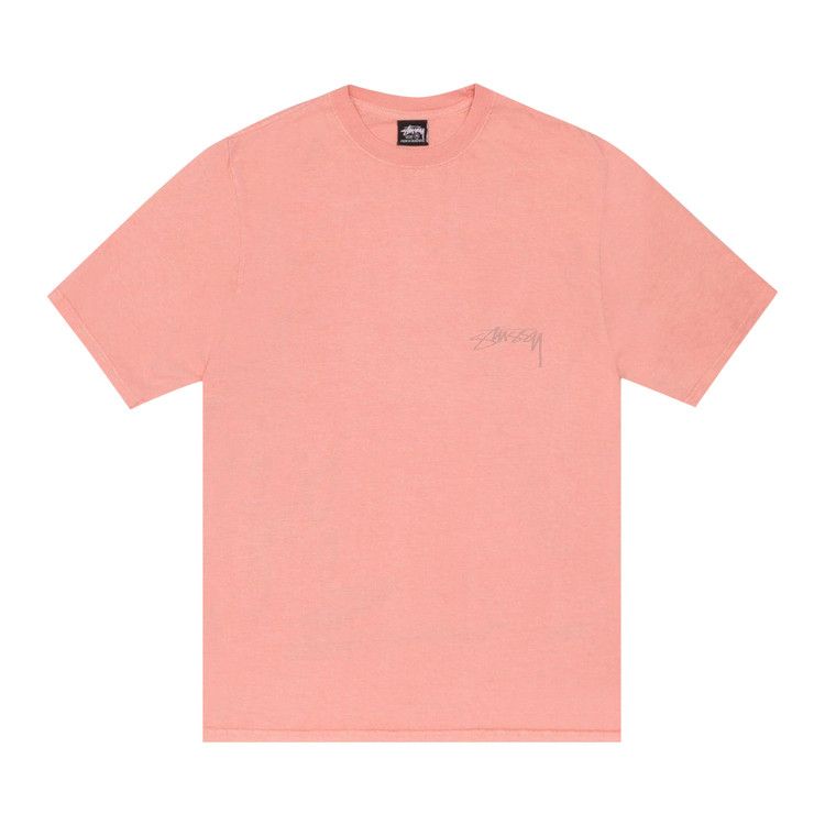 

Футболка Stussy Smooth Reverse Tee Pigment Dyed, Coral