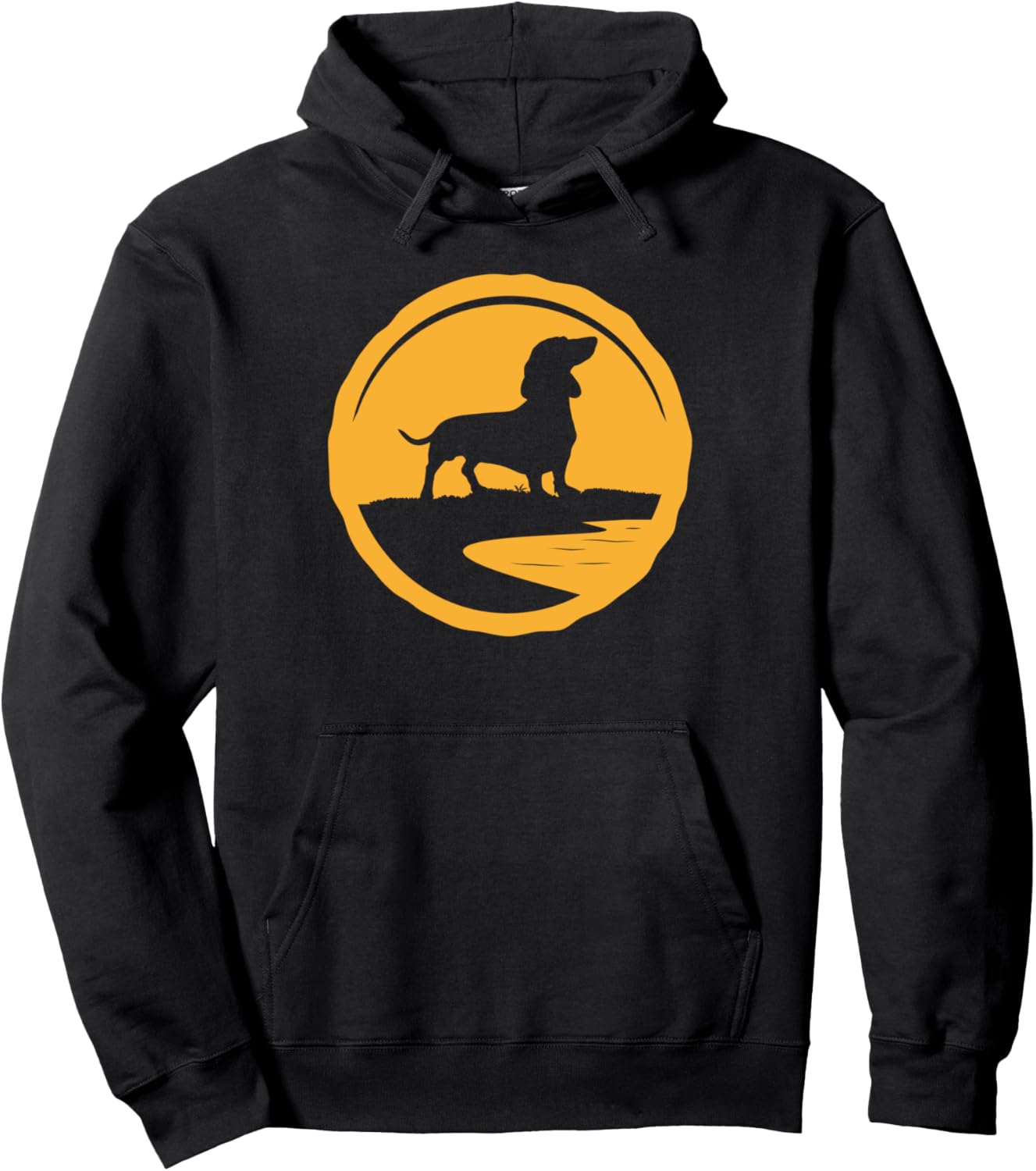 

Толстовка с изображением таксы T-Shirt For Men Women And Kids, черный