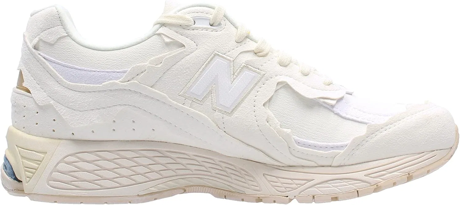 Мужские кроссовки New Balance Lifestyle, нубук, сетка, белые — фото 3