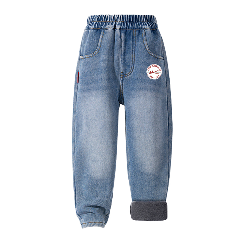 

Детские джинсы Moderate WARRIOR, [fleece-lined]светло-синий/h round logo k