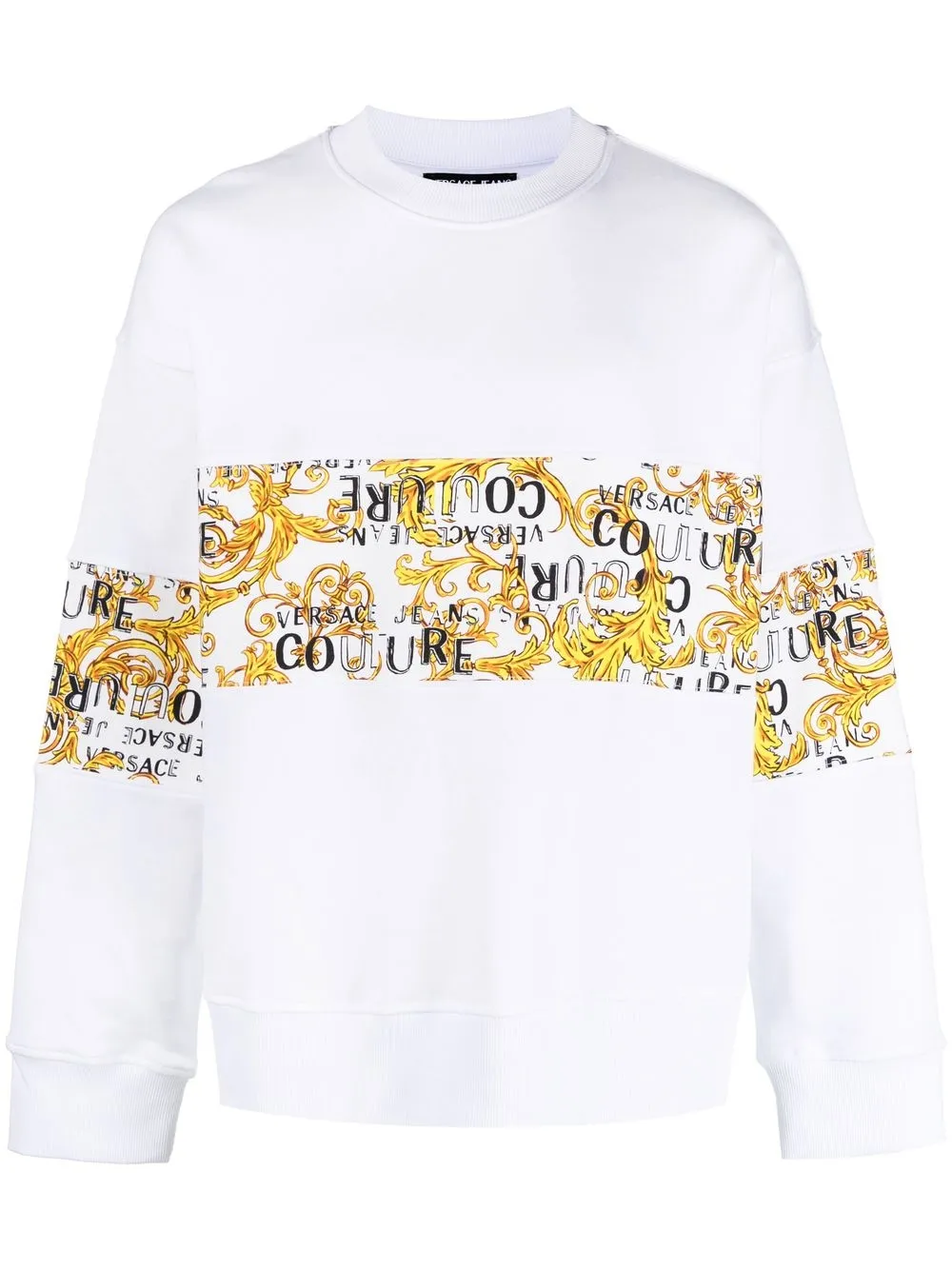 

Толстовка с логотипом Versace Jeans Couture, белый