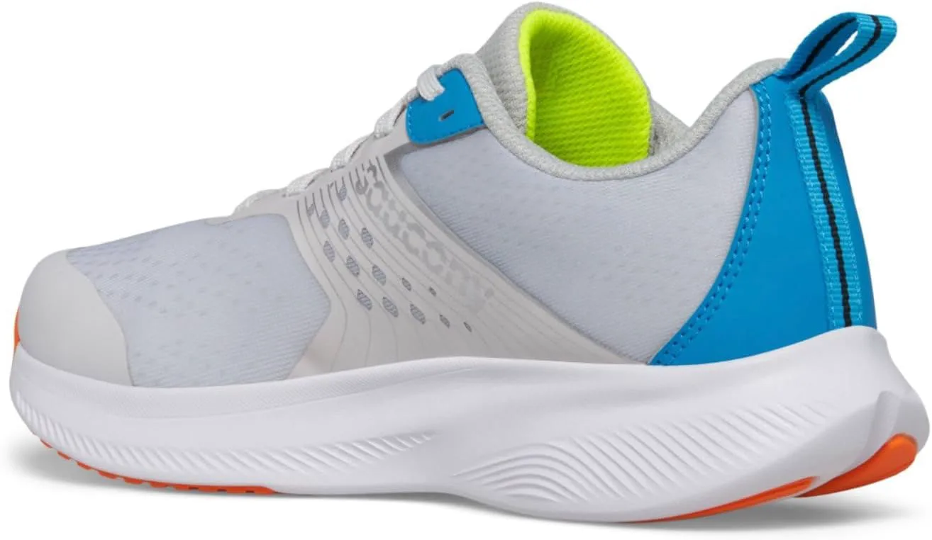 Детские кроссовки Saucony Unisex-Child Ride Kdz, серый/синий — фото 4