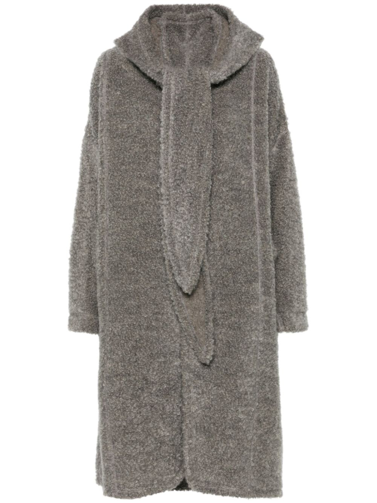 

Шерстяное пальто Issey Miyake, серый
