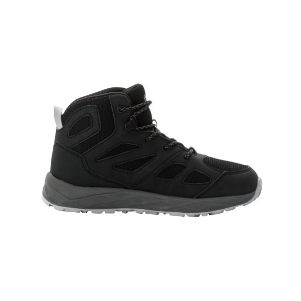 

Ботинки для прогулки Jack Wolfskin Kid's Woodland 2 Texapore Mid, цвет Phantom