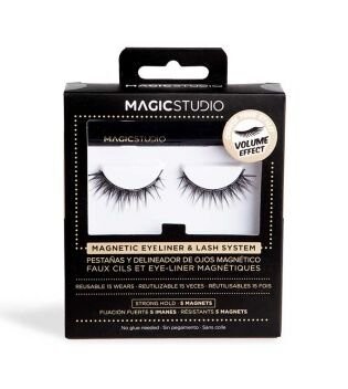 

Эффект объема, магнитные ресницы + подводка для глаз Magic Studio Magnetic