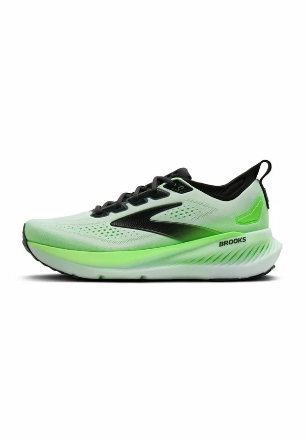 Кроссовки для бега по шоссе glycerin 23 Brooks, White Phantom/Green Gecko