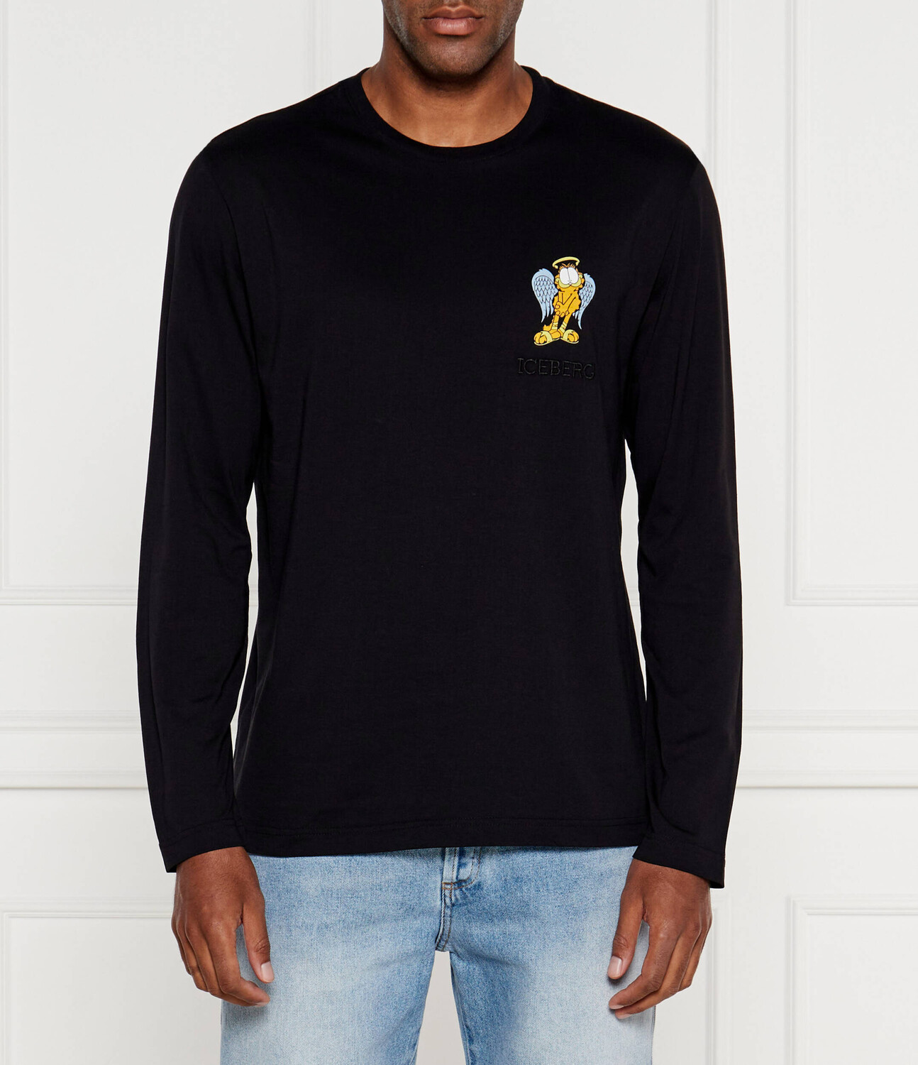

Лонгслив Iceberg Regular Fit, черный