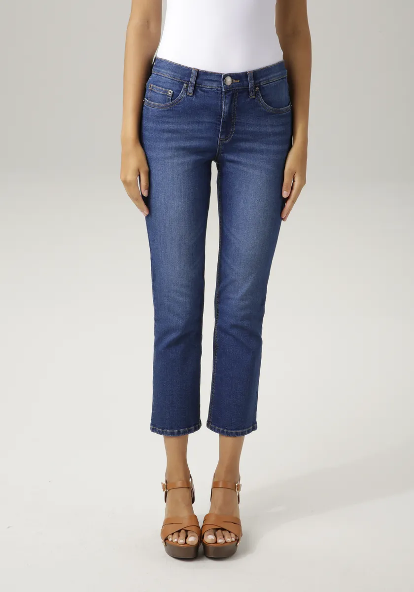 

Джинсы Aniston CASUAL модной длины 7/8, цвет Pacific (Blue Used)