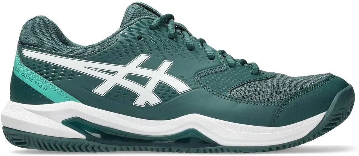 Теннисные кроссовки ASICS Dedicate 8 Clay Mann, сине-белые
