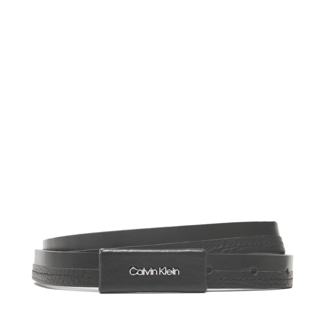 

Ремень Calvin Klein DailyDressed Plaque, черный