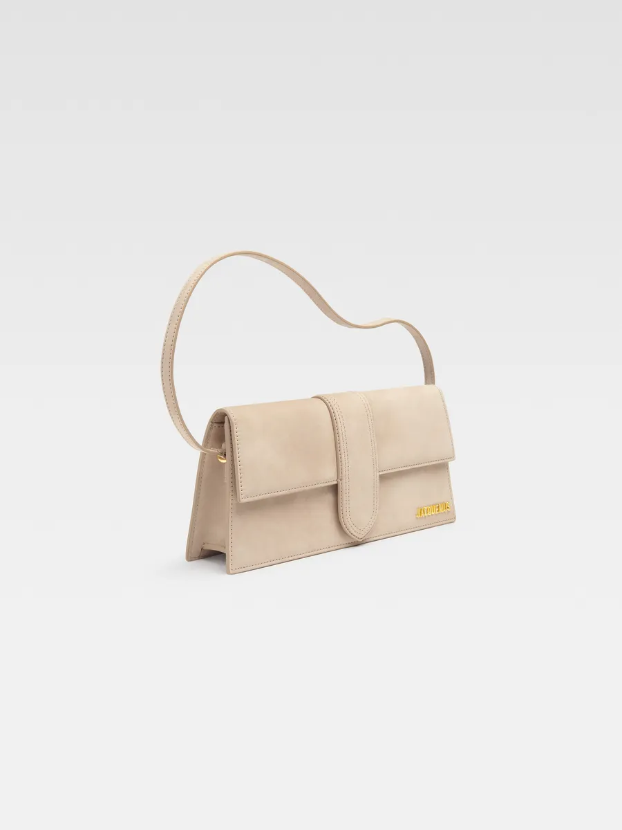 

Длинная сумка с клапаном Ле Бамбино Jacquemus, темно-бежевый