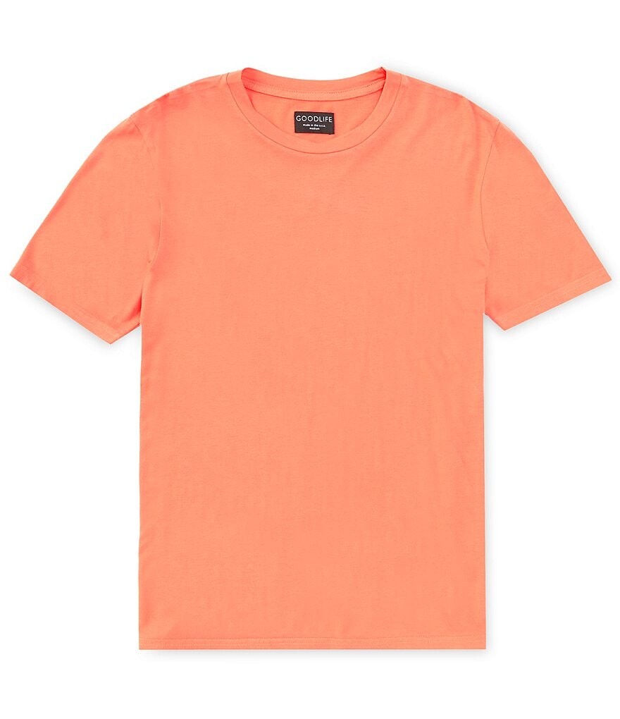 

Хлопковая футболка с короткими рукавами Goodlife Feather Heather Supima, оранжевый