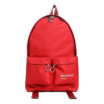 

Рюкзак Off-White Slogan Printing Backpack Red OMNB003-F18074015-2001, красный