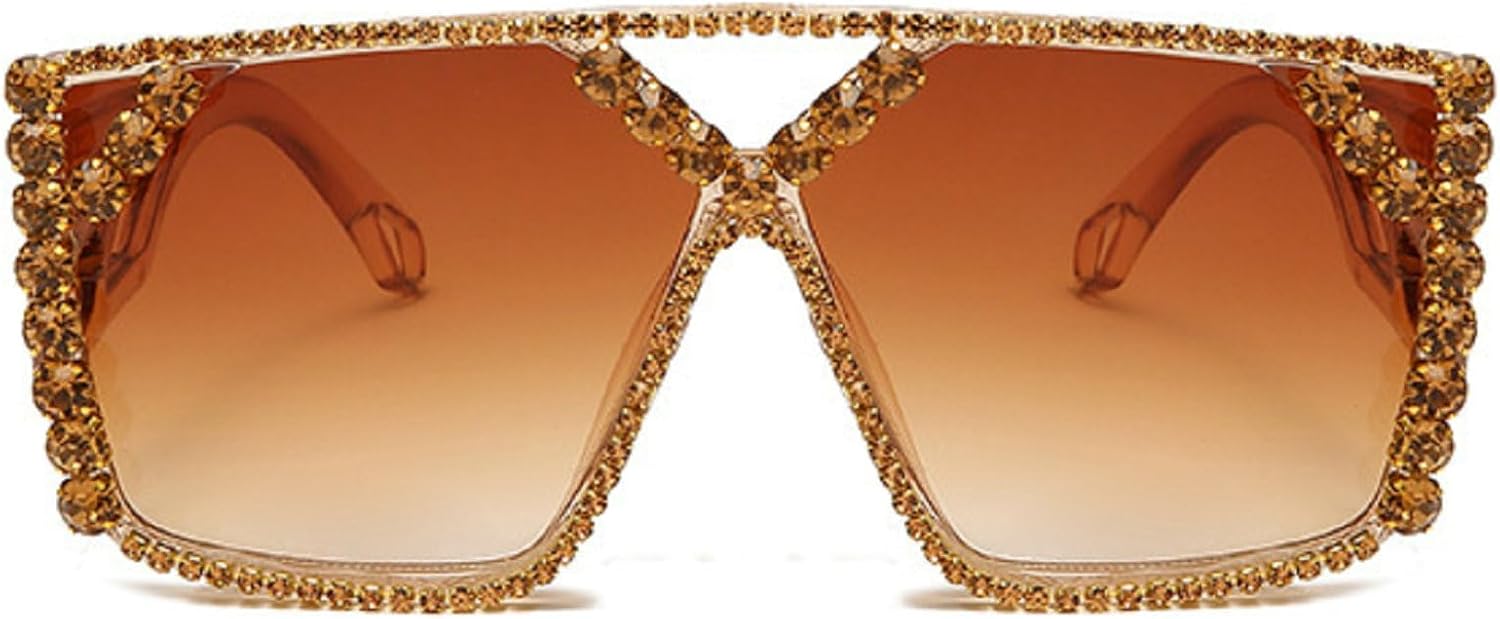 

Солнцезащитные очки с блестящими стразами, модные женские серые солнцезащитные очки, стильные декоративные солнцезащитные очки для вечеринок, солнцезащитные очки N47 mincl, Brown