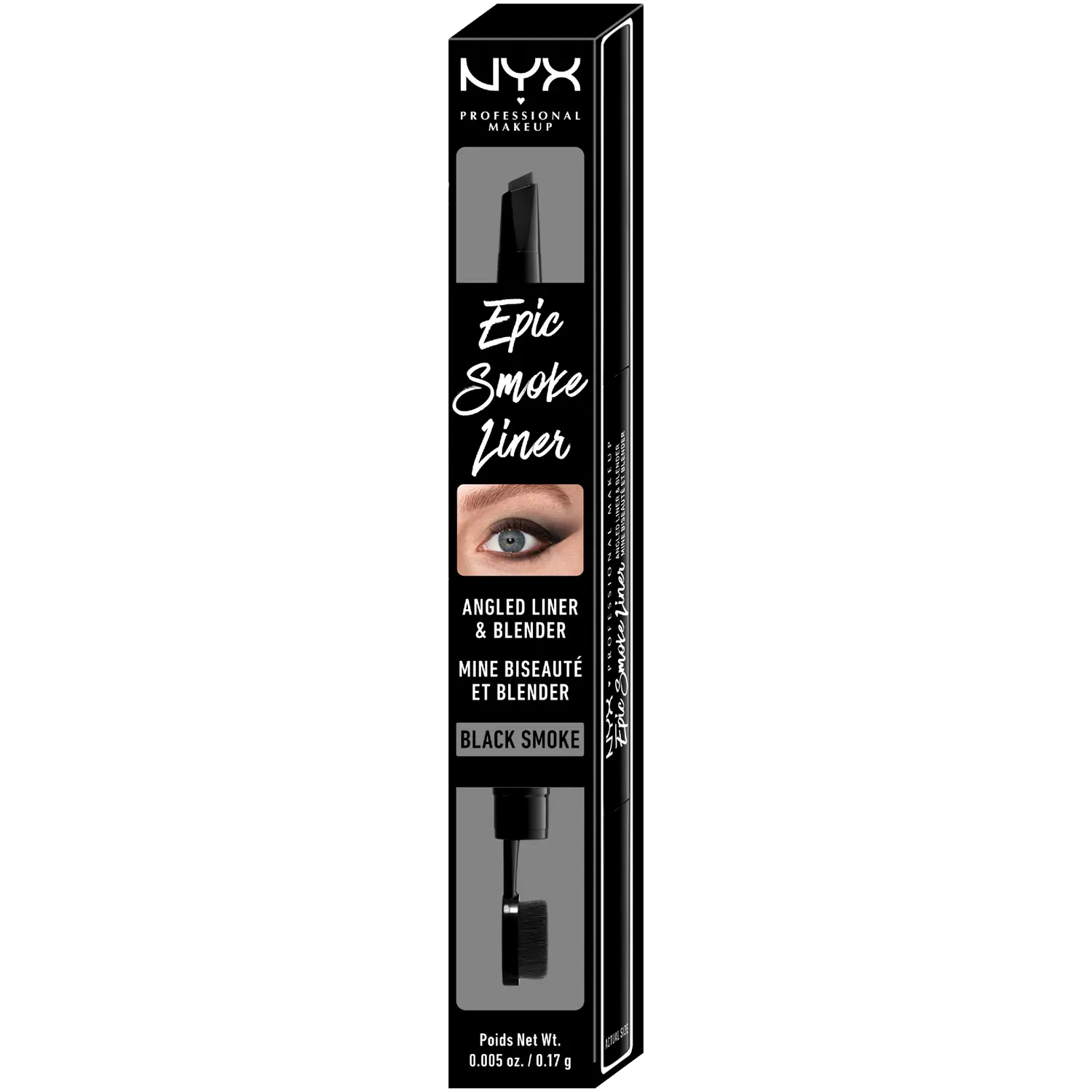 

Подводка для глаз черная дымчатая Nyx Professional Makeup Epic Smoke Liner, 0,17 гр