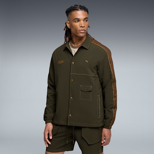 

Мужская тренерская куртка Puma X Bodega T7, зеленый