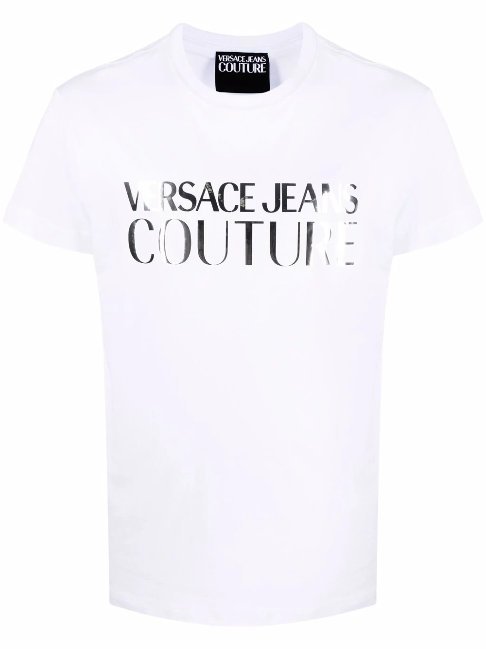 

Футболка с нашивкой-логотипом Versace Jeans Couture, белый