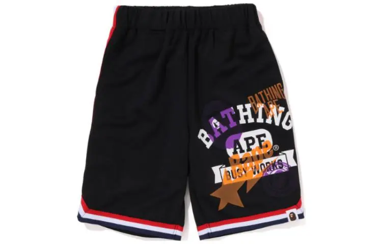 

Баскетбольные шорты для детей A Bathing Ape, черный